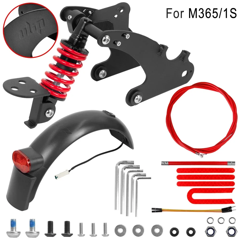 Absorção de garfo de suspensão traseira modificada para xiaomi m365 1s pro pro2 scooter elétrico suspensão traseira peça de absorção de choque