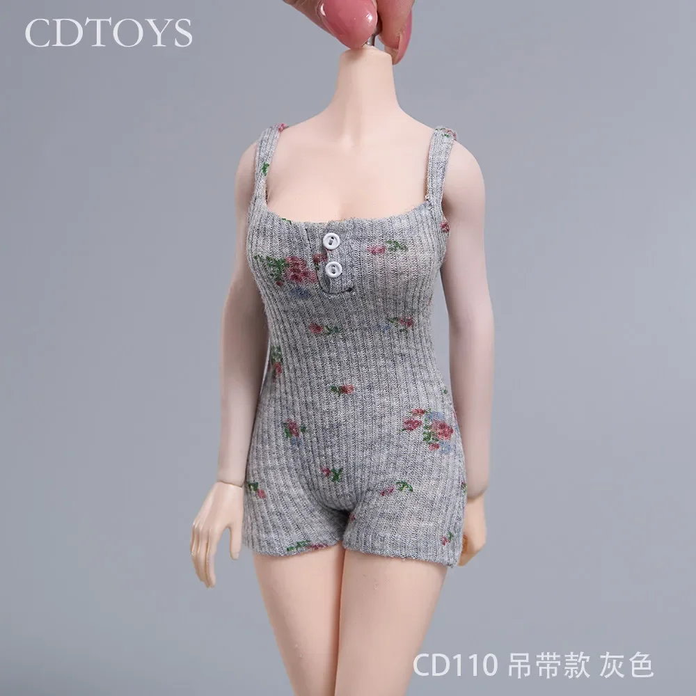 Vorverkauf CDTOYS CD110 1/6 Maßstab Blumenmuster-Body mit mehreren Farboptionen, Puppenoutfit für 12-Zoll-Actionfiguren-Kollektion – Detail 19