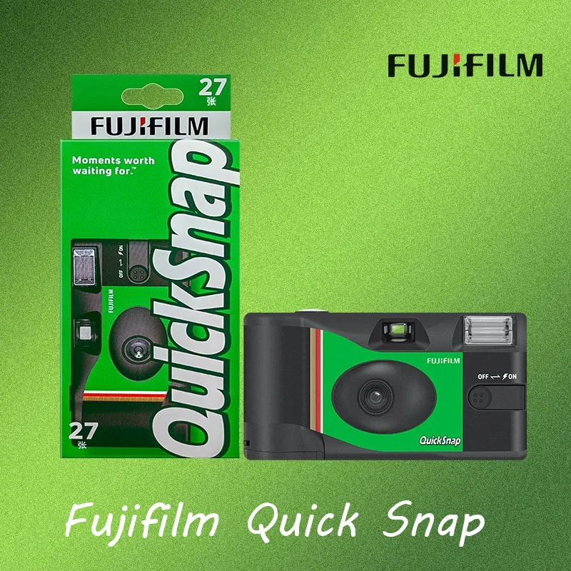 

Одноразовая пленочная камера Fujifilm Quick Fun/Fujifilm ACE 400, 27 кадров, с фотовспышкой, подарок на день рождения