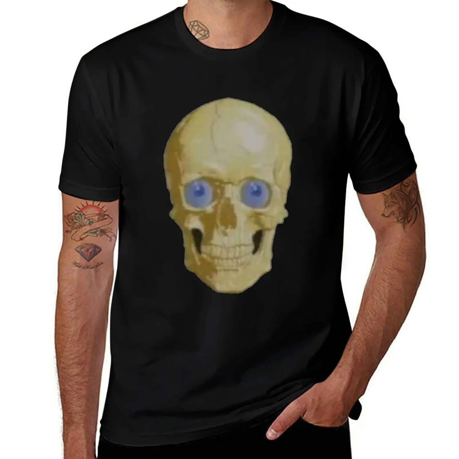 

Knightmare Life Force Skull T-Shirt cotton t shirts high quality cotton t shirts man 100%