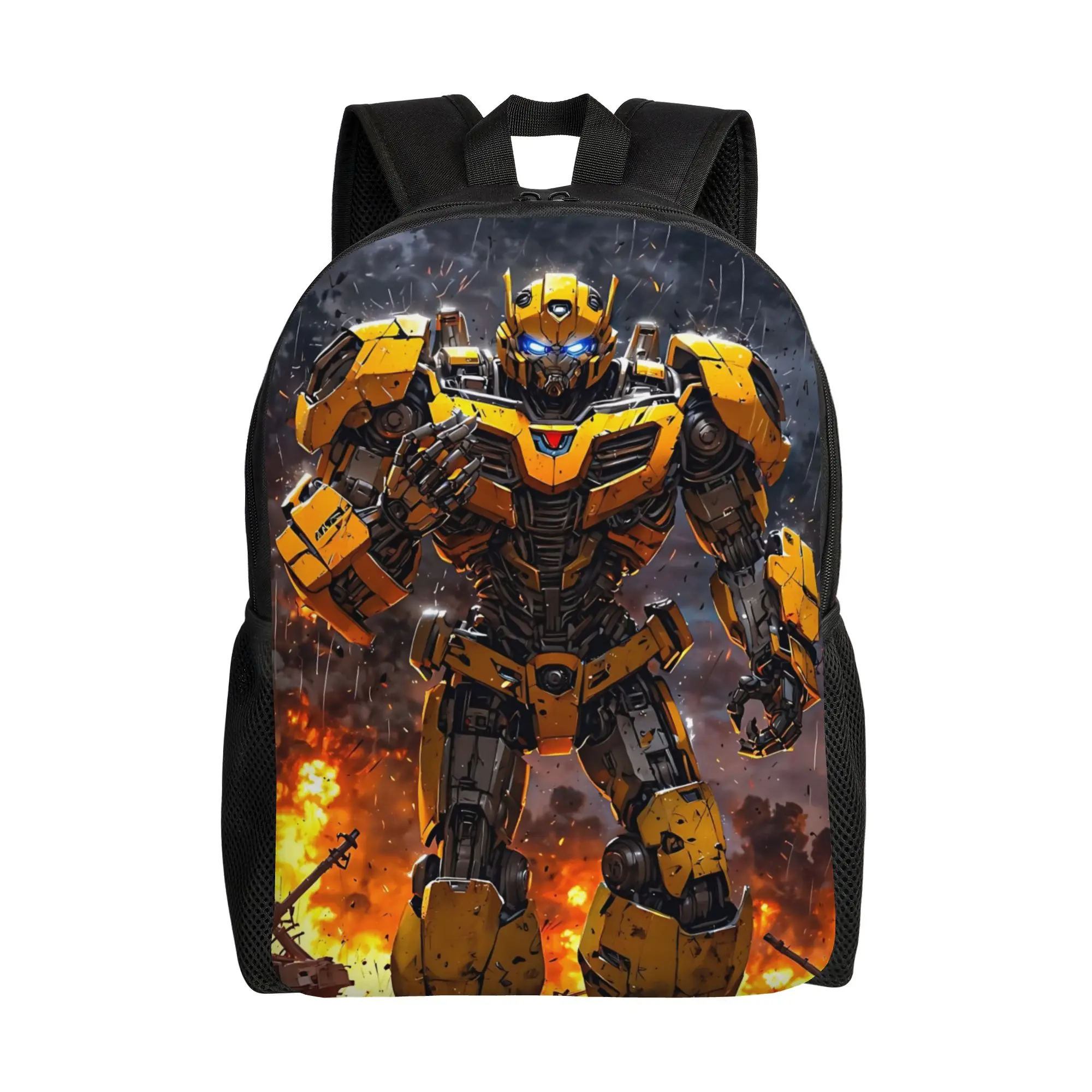 

ita bag Transformers Bumblebee Daypack funko mochila Adjustable Strap Hiking Large Capacity Rucksack