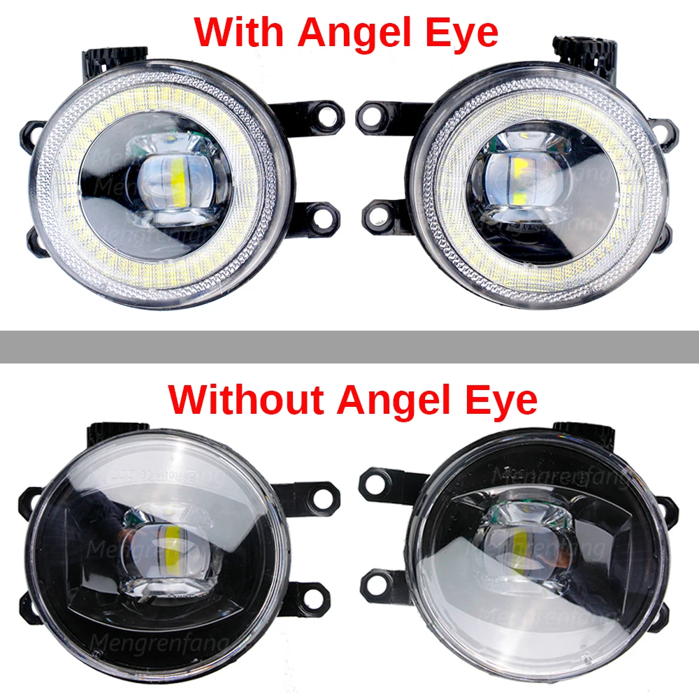 2X30W H11 Auto Front Angel Eye LED Nebel Licht DRL Tageslicht Für Toyota Hilux Revo Rocco Pick UP SR5 2015 2016 2017 2018 2019