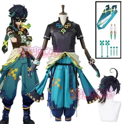 Anime Kinich Cosplay Costume Game Genshin Impact Cosplay And Wigs Men Women Huitztlan Natlan Kinich Costume Cosplay Halloween
