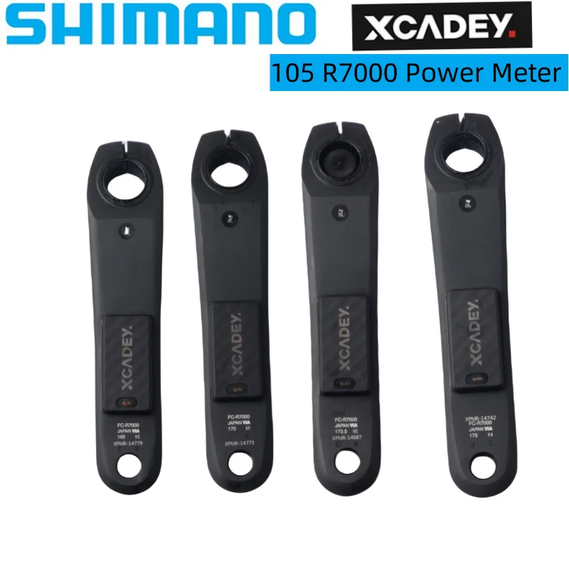 Shimano 105 r7000 manivelle gauche avec XCADEY X-POWER Rechargeab compteur manivelle 165mm 170mm 172.5mm manivelle gauche GPS Support ANT Bluetooth