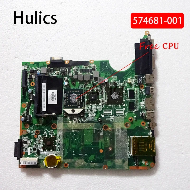 

Hulics б/у 574681 -001 для материнской платы ноутбука HP DV7 DV7-3000 DAUT1AMB6E0 DAUT1AMB6E1 материнская плата