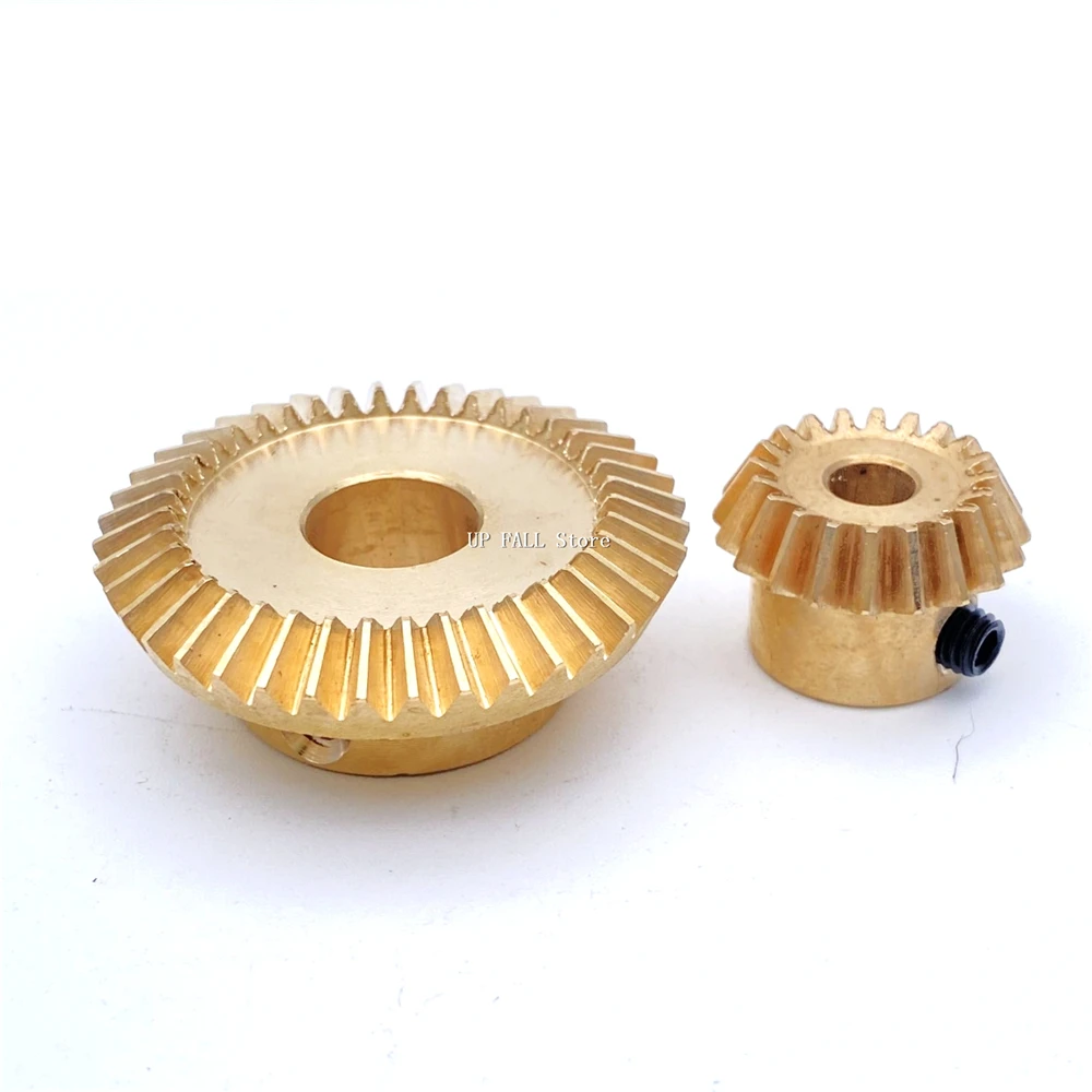 1:2 Brass Bevel Gear 1M 20T-40T Straight 90-Degree DIY Model