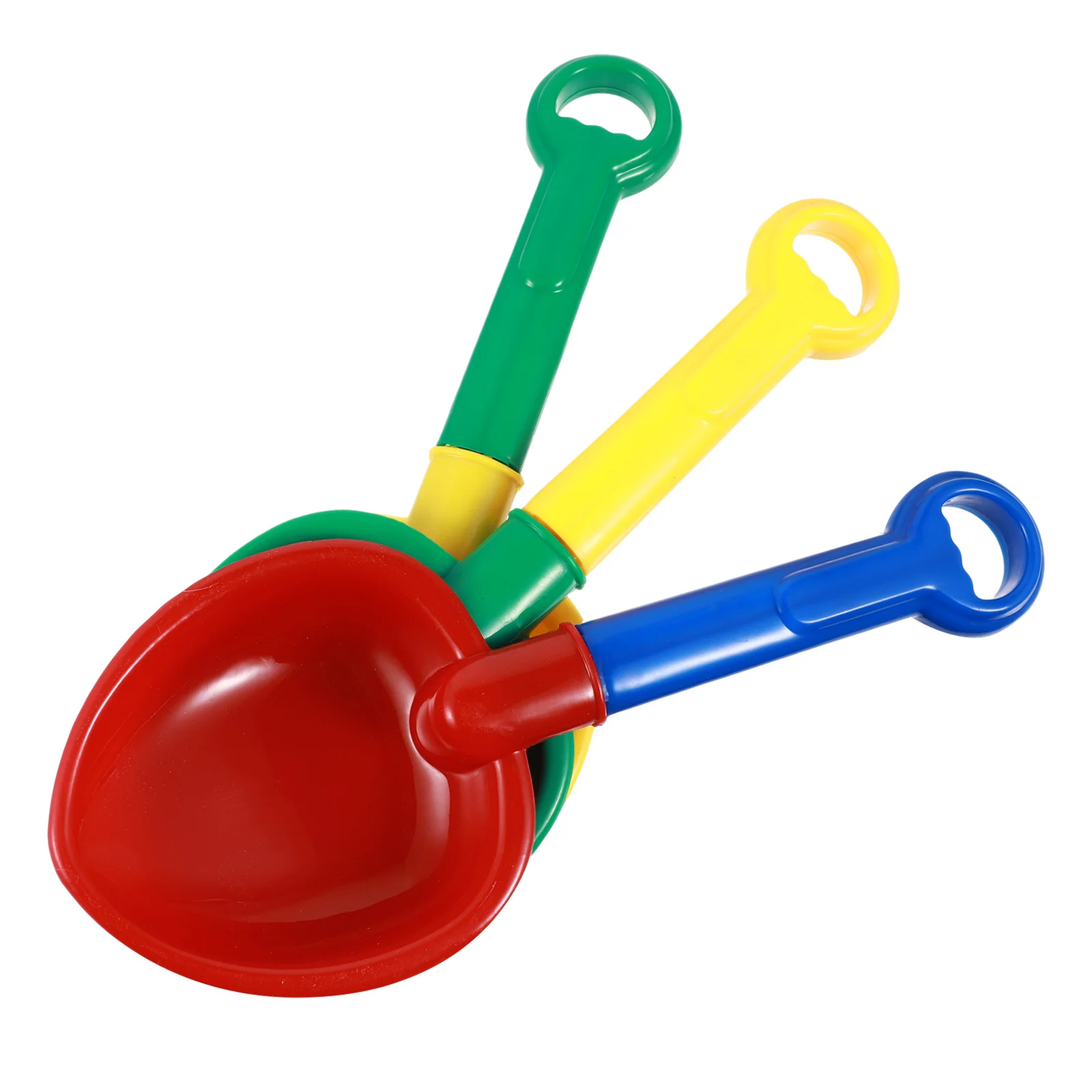 

3 PCS Plastic Shovel Toys Beach Playing Sand Kids for Pp Scoop Digging Plaything Child