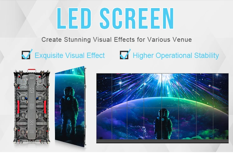 Outdoor Digital Signage LCD Wall Full Color P3.91 LED Advertising Display Screen