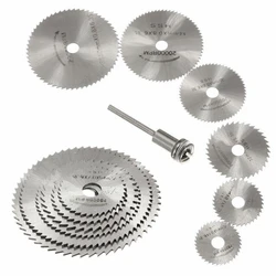 22/25/32/35/50 HSS Circular Saw Blade Rotary Tool For Dremel Metal Cutter Power Tool Set Wood Cutting Discs Drill Mandrel Cutoff