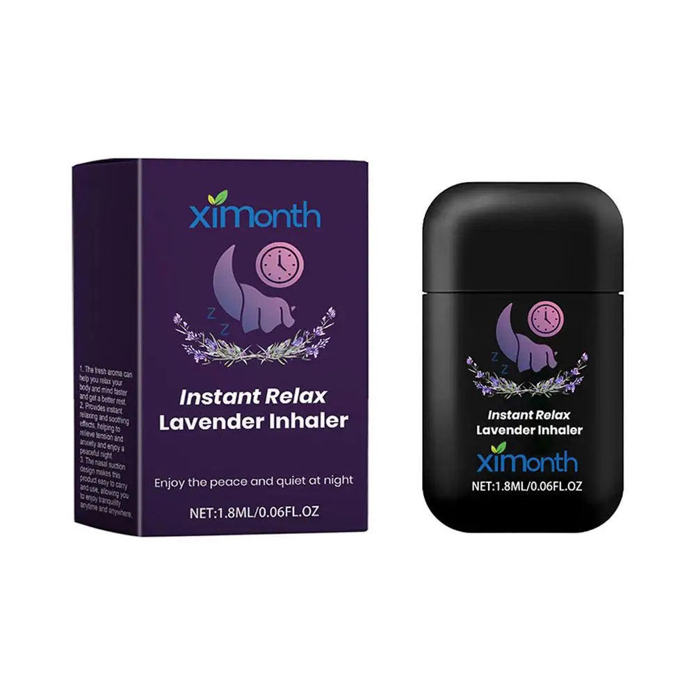 Lavender Essential Oil Nasal Inhaler for Better Sleep Calming Relaxation Natural Breathing Aromatherapy Inhaler Sleep Aid Y6G9