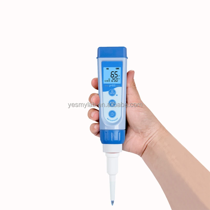 Yesmylab PH5S  Premium  pH Pocket Tester Kit for soft-solid sample testing for soil meat Puncture pen pH meter