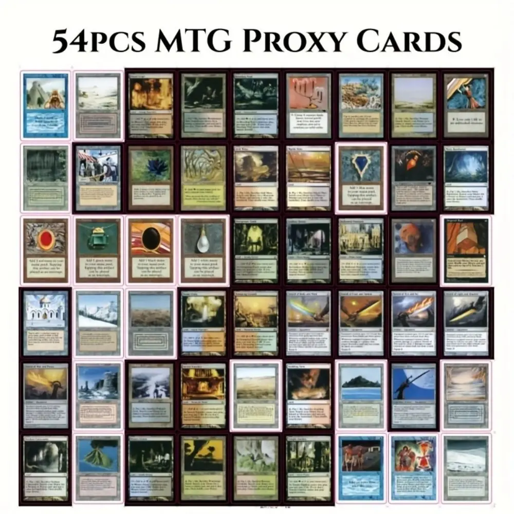 High Quality Hot Sell NO. 54 Proxy Cards 108pcs  Cards P9 Dual Land Fetch Land Shock Lands