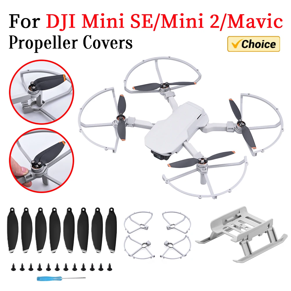 Protector de hélice de liberación rápida para DJI Mini SE/Mini 2/Mavic Mini cubierta de parachoques