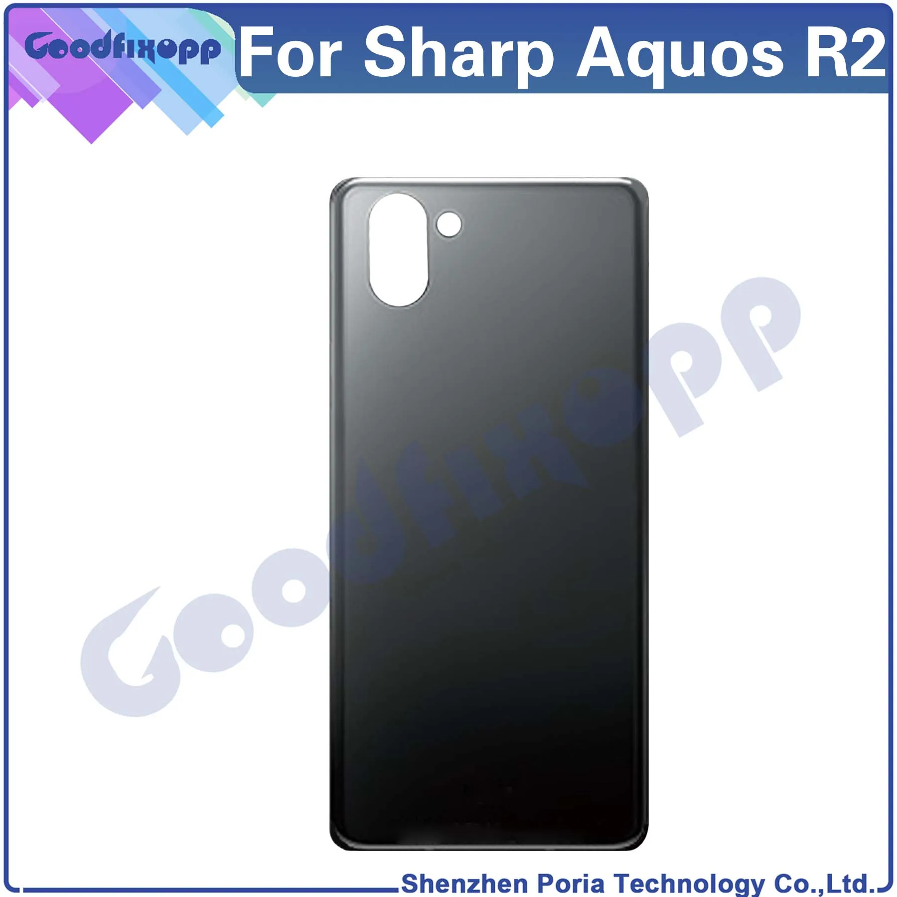 For Sharp Aquos R2 706SH SHV42 Back Battery Cover Door Housing Rear Case Repair Parts Replacement