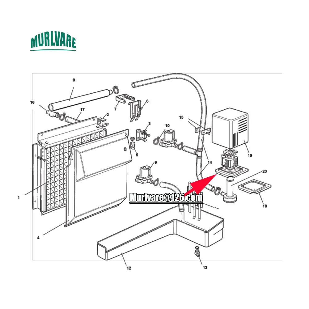 lce Maker Spare Parts MH30F1 30W Water Pump For SCOTSMAN MV600/MV450 Ice Making Machine Replacement