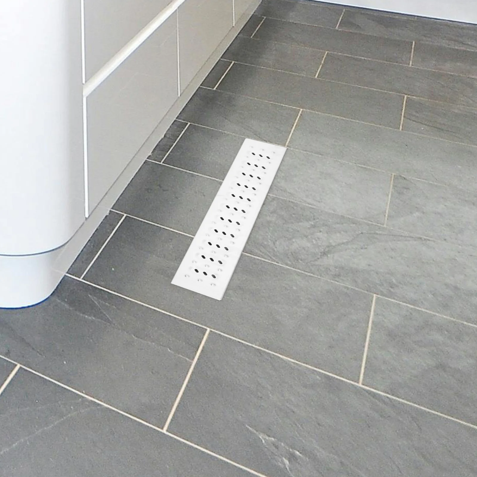 Griglia di scarico esterna con copertura per trincea in acciaio inossidabile per sistema di drenaggio a pavimento per garage da cucina Griglia metallica Canale sostituibile