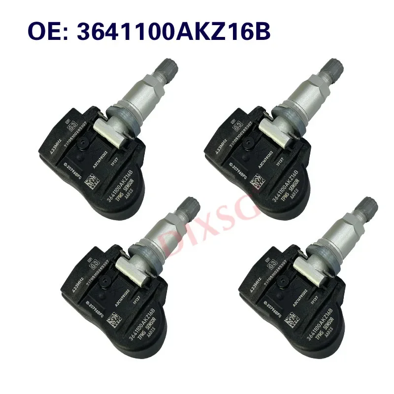 

Датчик давления в шинах TPMS 3641100AKZ16B (4 шт.) для Great Wall HAVAL, аксессуары TPMS, система контроля давления в шинах
