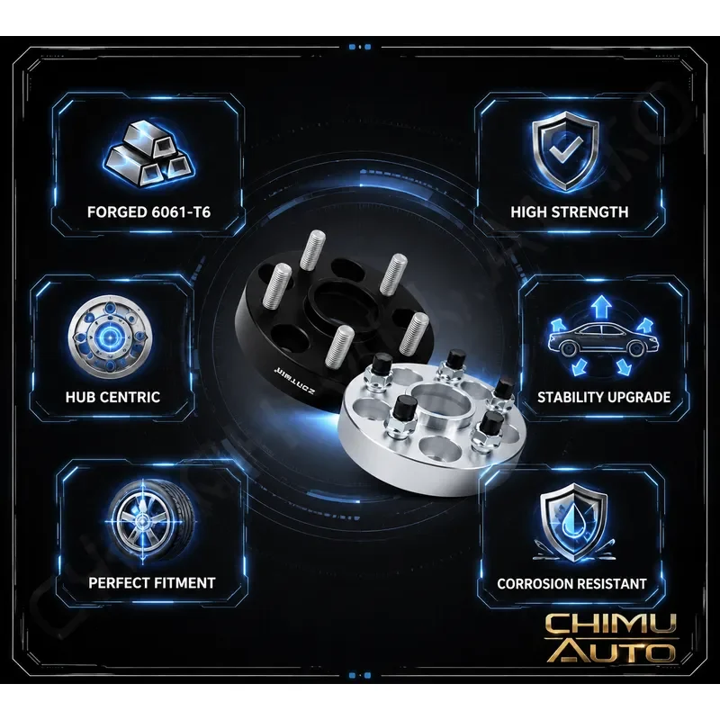 【CHIMU AUTO】For Infiniti Q50L Q70L QX30 QX50 QX55 QX60 Q60 Forged Wheel Spacer Adapter 15-40mm