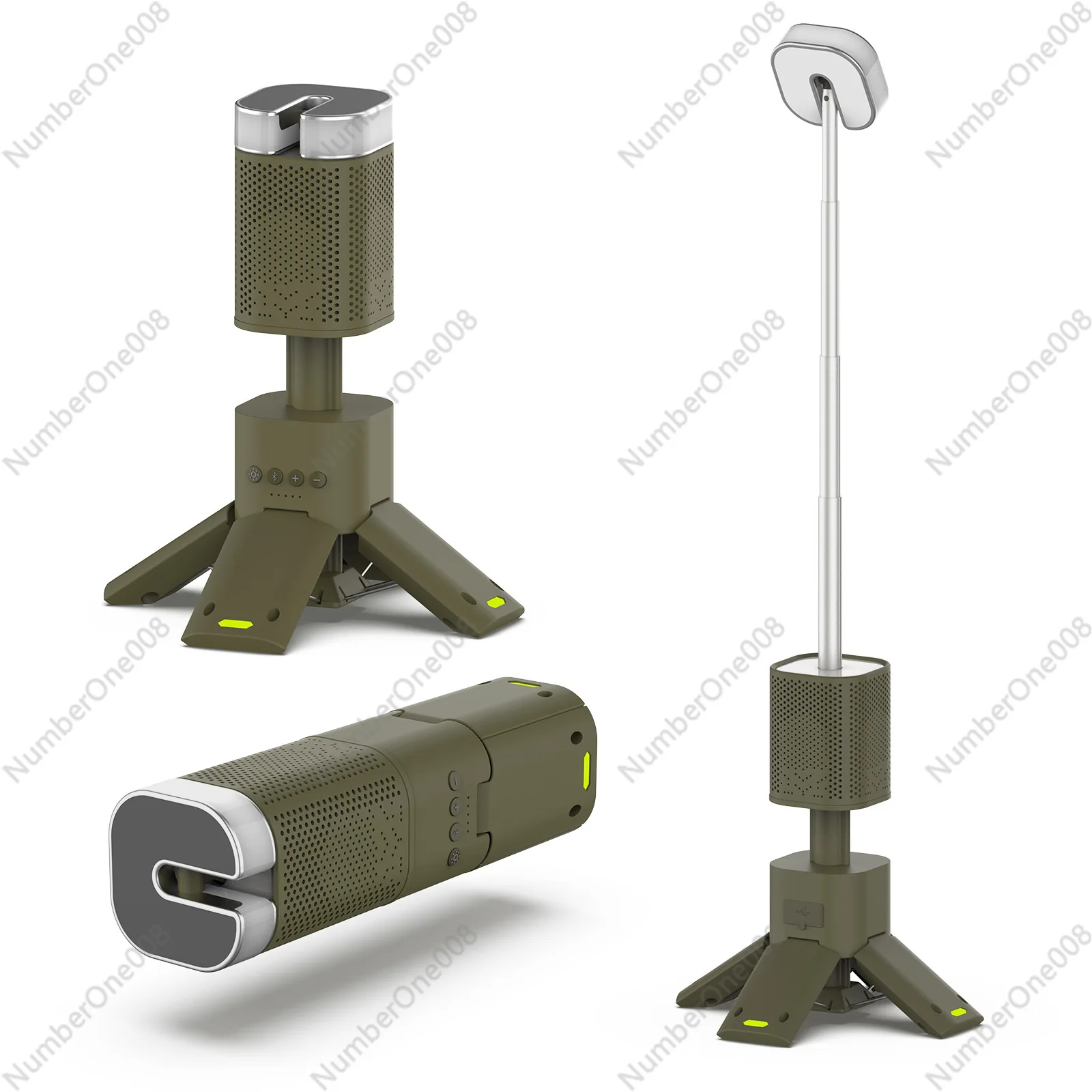 

Multi-Functional Telescopic Camping Lantern - Long-Lasting Battery Atmosphere Light with Portable Tripod Stand