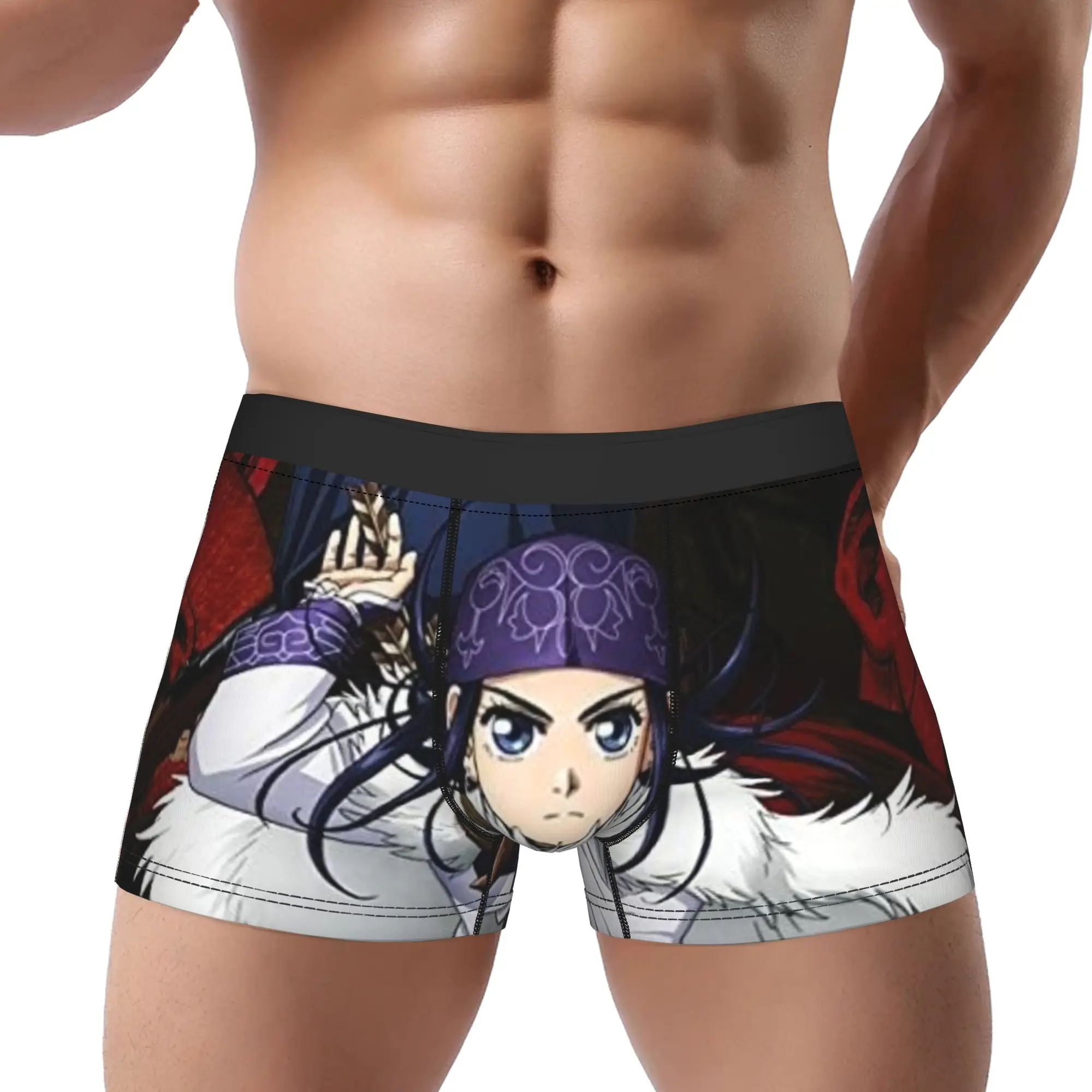 Golden Kamuy Underpants Homme Panties Man Underwear Golden Kamuy Ventilate Shorts Boxer Briefs