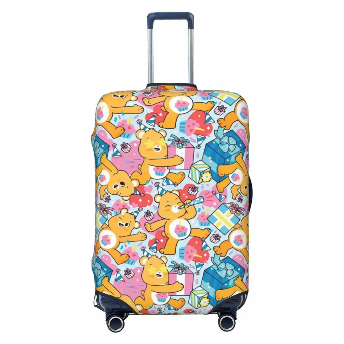 Cartoon Care Bears Movie Suitcase Cover Cruise Trip Protection Holiday Useful Luggage Case