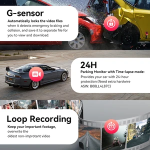 DDPAI Dash Cam Z50 vorne und 4k hinten, Autokamera mit 2160p vorne + 1080p hinten, integriertes WLAN -GPS, Dual -Panel -Kamera für Autos 10 Hauptverkäufe ddpai mini - №1