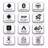 フォードフォーカス,フィエスタ,ギャラクシー,モンデオ,フュージョン,クーガ,s-max,c-max,n0,DVD, 2 Din,carplay,GPS, BT,ラジオ用のカーマルチメディアプレーヤー 4