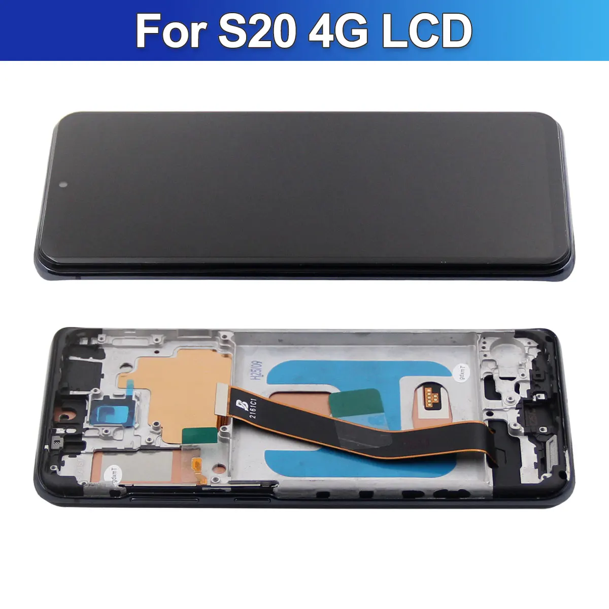 TFT S20 4G Screen For Samsung S20 LCD Display G980 SM-G980F/DS Touch Panel Digitizer Assembly Replacement with Frame