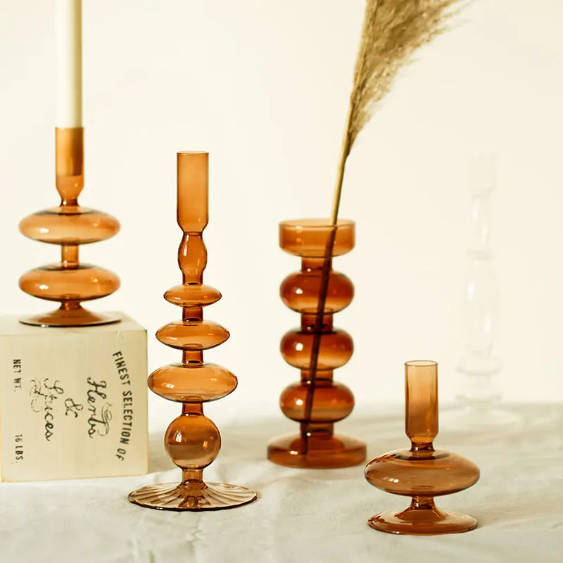 

Wedding Centerpieces Moroccan Decor Rose Gold Decoration Home Home Decoration Accessories Modern Nordic Candle Holder Crystal