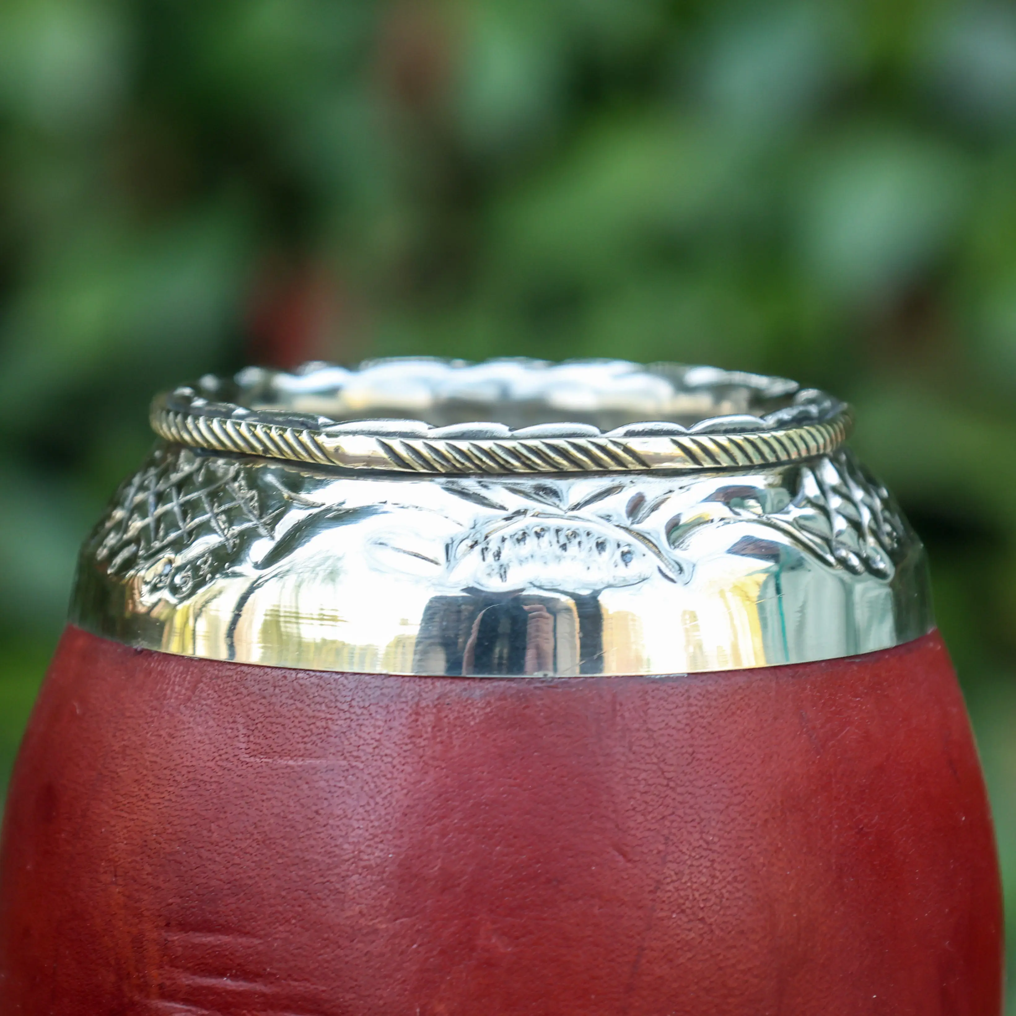 Teacup gourd cup, red delicate.