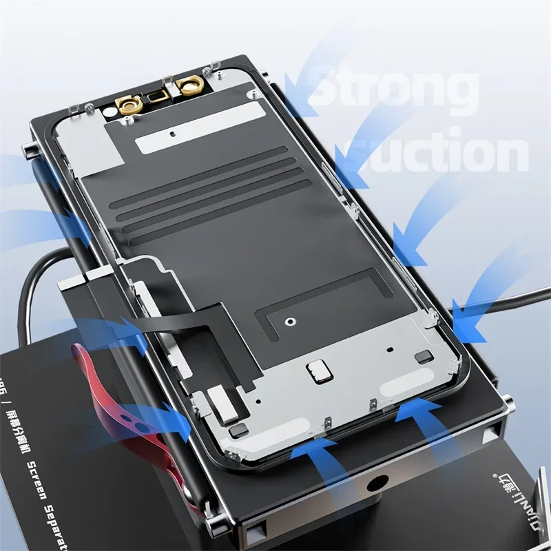 Separador de pantalla LCD Qianli PM86, estación de calefacción de rotación de 360 grados para máquina de separación LCD de teléfono curvo, recto y plegable