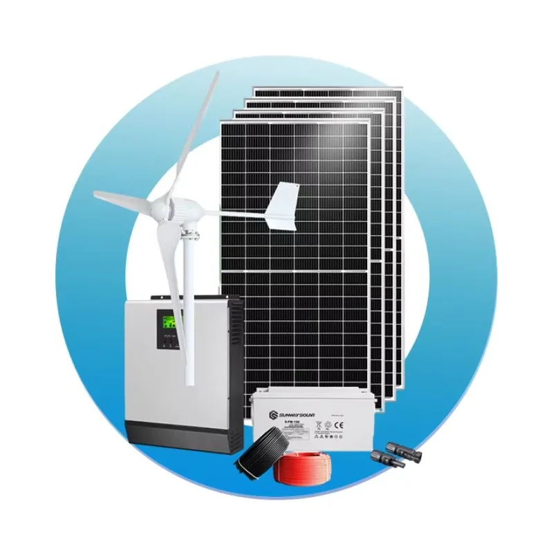 Mixed Hybrid Grid Wind Turbine 5KW 10KW 20KW Grid Connected Wind Mill System 3year Warranty Windmill