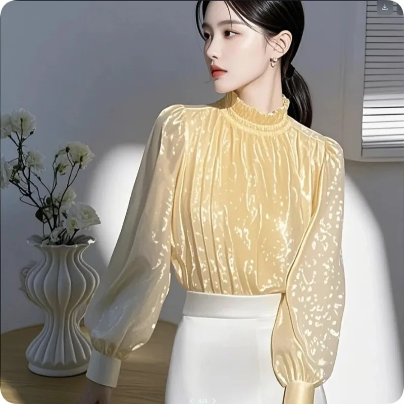 

Женская одежда, весенне-осенняя модная простая однотонная футболка с круглым вырезом и круглым вырезом, женская универсальная тонкая футболка с длинными рукавами