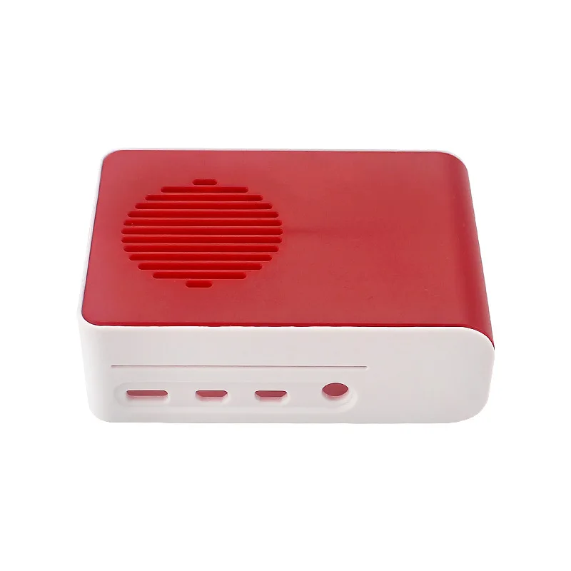 

Для корпуса Raspberry Pi 4B со светодиодным охлаждающим вентилятором ABS Snap-fit встроенный корпус рассеивания тепла