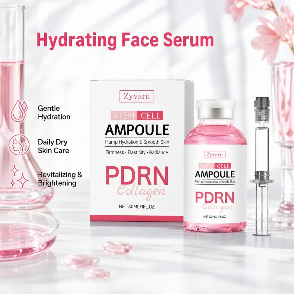 Hydrolyzed Collagen Facial Serum,Centella Asiatica Toner Rejuvenation Essence Nourishing Smoothing Glow Boosting Skincare