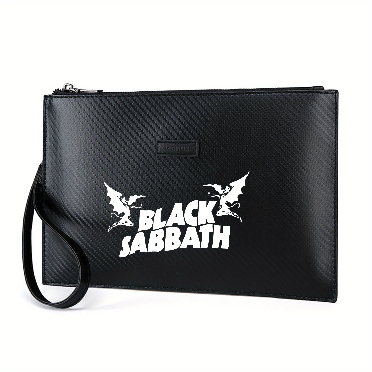 

Летающие фигурки, центрованное имя группы. Элегантная мужская сумка из искусственной кожи с принтом, модная и практичная для повседневной носки