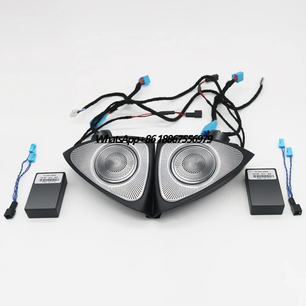 

C-Class W205 3D Rotating Tweeters 64 Colors Ambient Light 3D Tweeter Speakers for C-Class W205