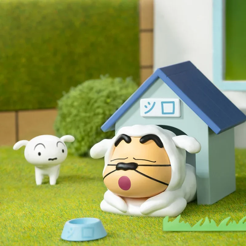 52 brinquedos lápis shinchan vida em kasukabe série caixa cega caixa misteriosa caixa surpresa meninas anime figuras bonito modelo presente de aniversário