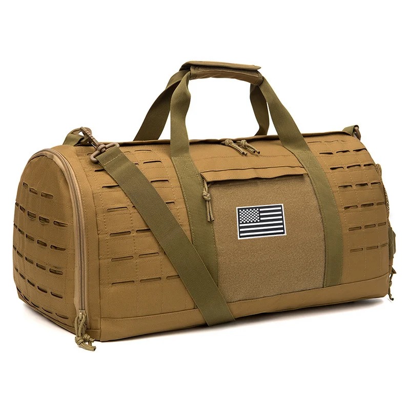 40L Sport-Sporttasche, taktische Reisetasche für Herren, Fitness-Trainingstasche mit Schuhfach, Basketball-Outdoor-Wochenendtasche – Detail 3