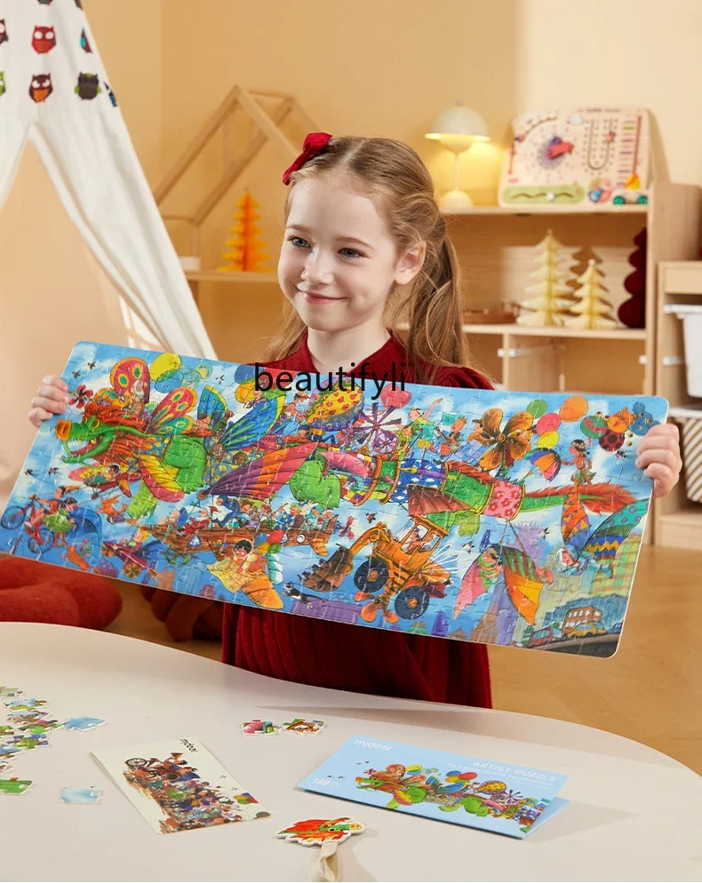 Puzzle educational toys for children aged 3 to 6 and above Year of the Dragon gifts