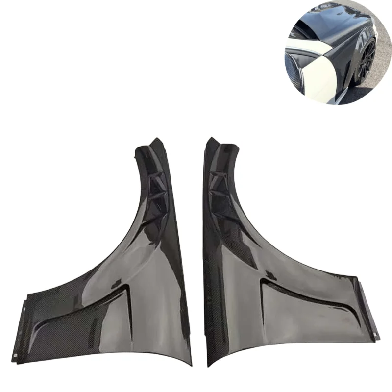 Customized Carbon Fiber Front mudguard for Mercedes Benz C Class W204 C63 AMG 08-15 ADL Vented Style