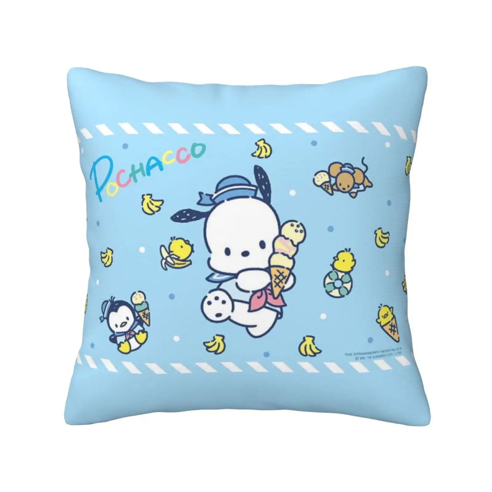 Sanrio Pochacco Kissen bezüge 12 "x 12" dekorative weiche Kissen bezüge Wohnkultur Wohnzimmer Kissen bezüge für Bett Couch Auto