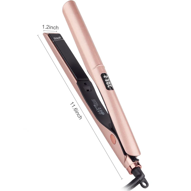 2-in-1 cylindrical hair straightener, curling iron hair straightener splint, straight hair straightener all-in-one