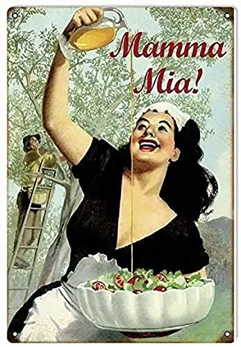 Retro Vintage Metal Sign Tin Sign Fruit Salad Funny Beauty Women Home Bar Kitchen Club Wall Decor Signs 12x8inch