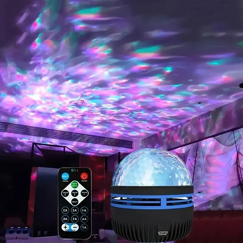 Northern Lights Starry Sky Projector LED Night Light with Remote Control USB A Variety of Styles for Home Bedroom Party Decor