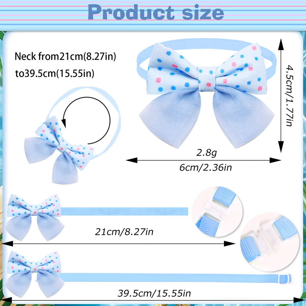 5 قطعة الملونة قابل للتعديل الكلب بووتيس البولكا نقطة نمط الكلب ربطات القوس فيونكة الياقات قابل للغسل الحيوانات الأليفة الاستمالة اكسسوارات للكلاب والقطط