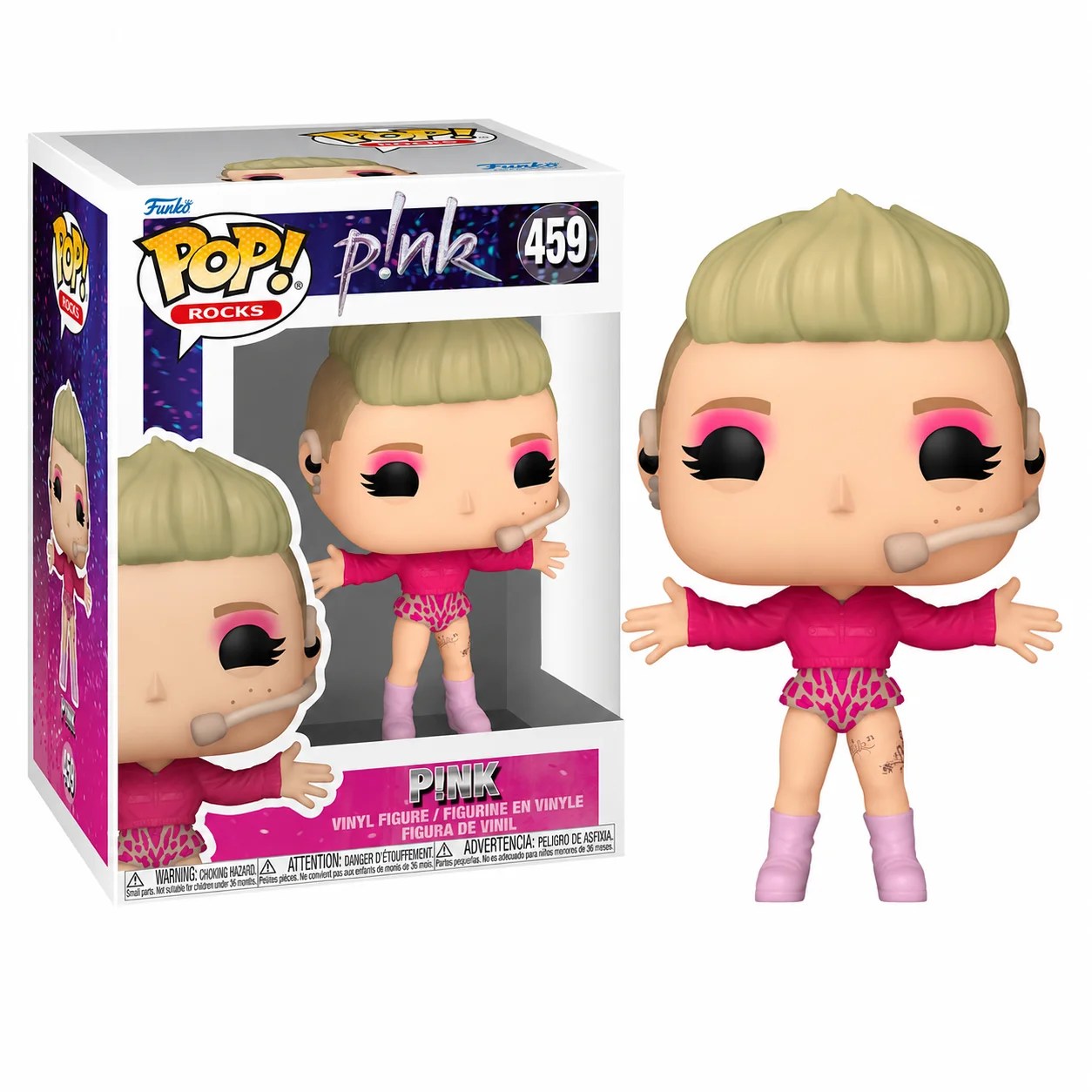 

Funko Pop! Rocks: P!NK - Trustfall Figure Toys for Adults Anime Fans Model Figure Collectors 10.7cm 86349