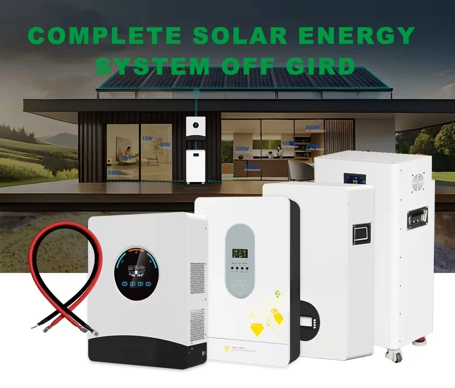6.2kw  off Grid Hybrid Solar Energy System with Complete Panels with Lithium Battery Home Panels