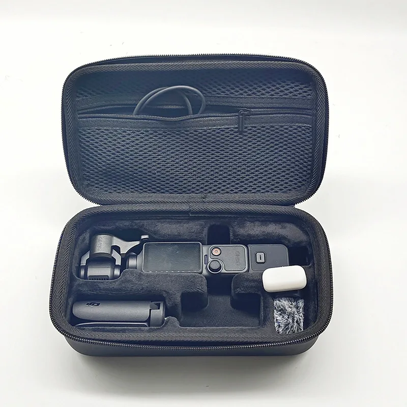 DJI Pocket 4/4Pro All-In-One Machine Flannel Portable Hard Shell Storage Bag - Protective Storage Box for Portable Devices