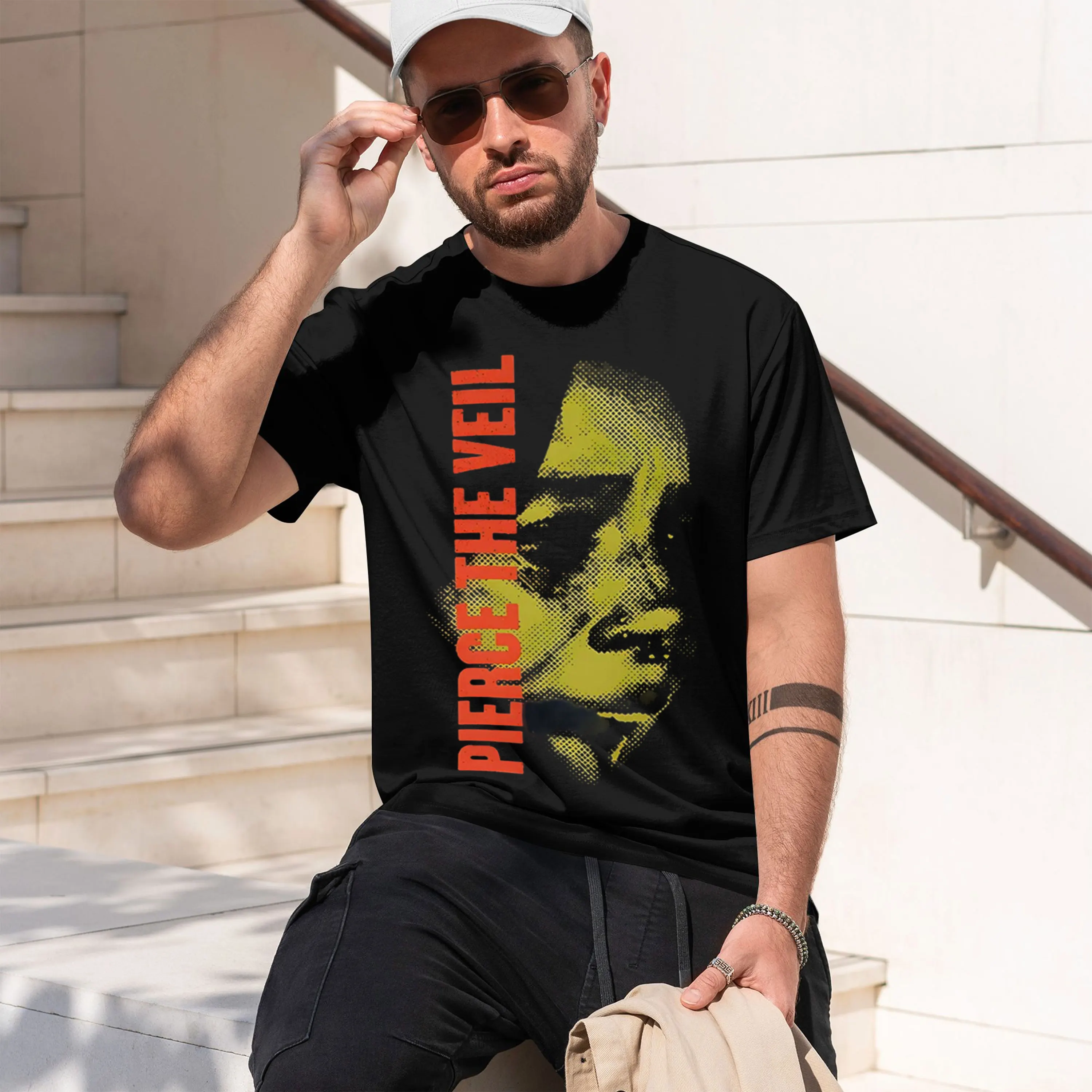 Pierce The Post-Hardcore Emo Rock Trailblazer Alternative Force Womens clothing men's crew neck t-shirt 2026 New Model Men’s Sho